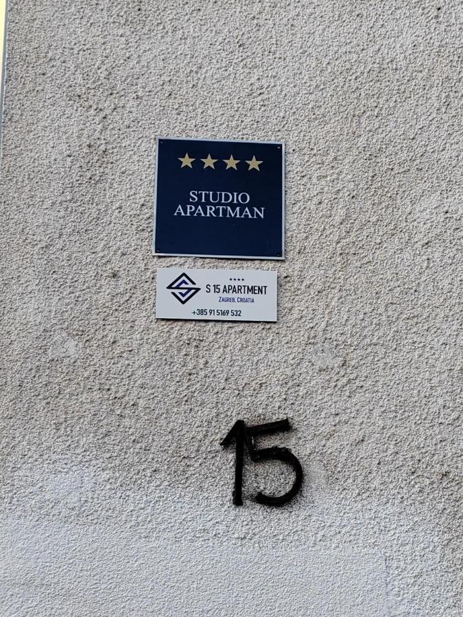 S15 Studio Apartment Free Parking Zagreb Exteriör bild
